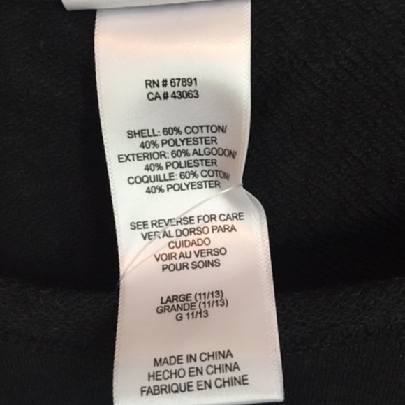 NWT Size L Juniors Panthers Sweatshirt - Picture 3 of 5